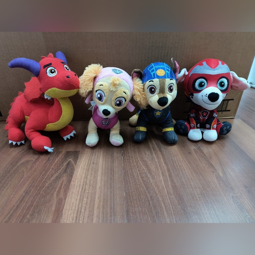 Paw Patrol Plush Toy Set